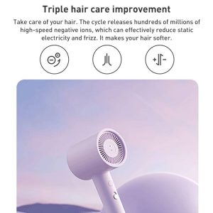 Xiaomi Mijia Negative Ion Hair Dryer H301, US Standard