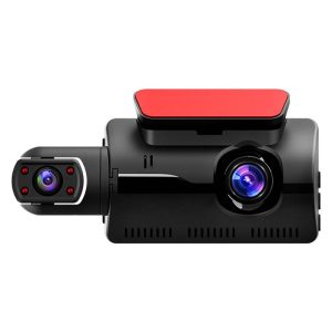 Car in front of the car 3 inch car recorder HD dual-lens dual recording 360 degree car camera 1080P