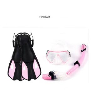 Outdoor sports diving mask snorkel adjustment fins fins three-piece set snorkeling three-treasure set diving goggles-1
