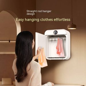 Fully automatic mini dryer, wall-mounted clothes dryer, home drying clothes, baby underwear, mite removal and disinfection