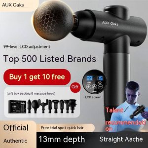 Oaks fitness electric fascia gun professional muscle relaxation massager home smart cervical spine massager Gun gifts