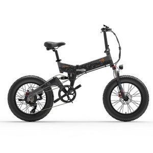 BEZIOR XF200 1000W 48V 15AH foldable electric snow bike with 20-inch tires, US regulations