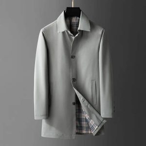 DUALCORE™ PLAID OVERCOAT