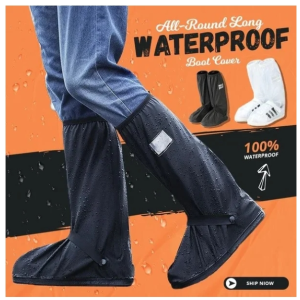 Suitable for wide feet - All-Round Long Waterproof Boot Cover