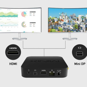 MINIX Z83 MAX Mini PC Intel X5-Z8350 64-bit, 4GB DDR3 128GB eMMC, Windows 10 Pro, 5G WiFi, 4K Output