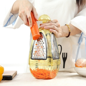 Potato julienne slicer kitchen household multifunctional vegetable cutter Colour random delivery, specifications: large