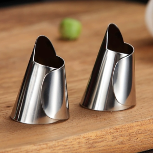 50 PCS Creative Stainless Steel Finger Guard Multifunctional Shelling Tool
