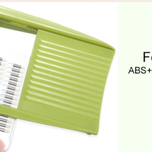 Multi-functional household kitchen chopper vegetable potato peeler (Colour: Green)