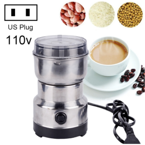 Multifunctional Coffee Grinder Stainless Steel Electric Bean Mill Chinese Medicine Grinder US Standard