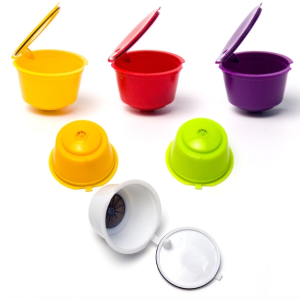 2 Sets Coffee Capsule Filter Cup For Dolce Gusto Coffee Machine Color Random Delivery