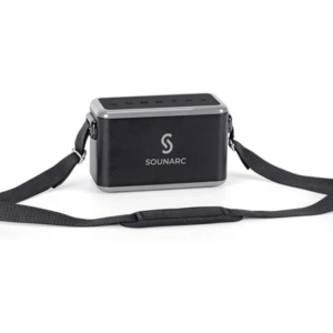 SOUNARC A1 Karaoke Speaker, 80W Output, Dual Mic, IPX6, Lighting Mode, Up to 10 Hours Playtime