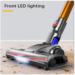 Wireless Portable Vertical Vacuum Cleaner Home 18,000 Pa Powerful Suction Removable Battery LED Lighting Electric Carpet Cleaner