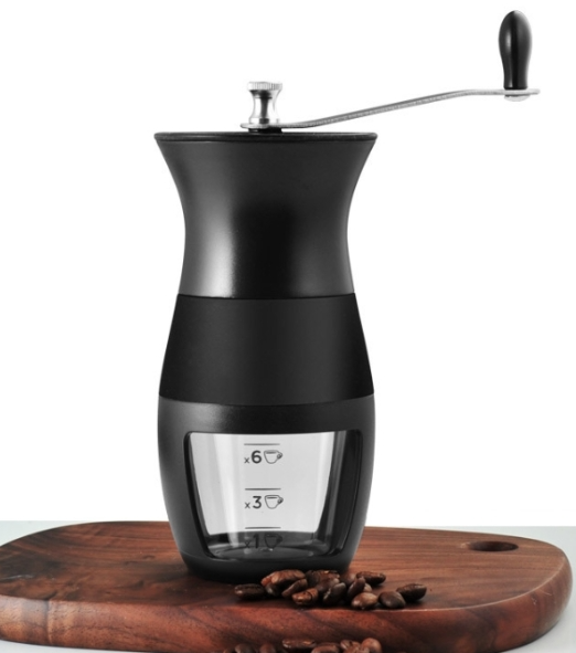 Hand Shaking Coffee Grinding Bean Machine Home Portable Coffee Machine(Black)