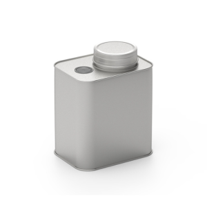 Square Tinplate Metal Sealing Can Coffee Bean Powder Tin Can