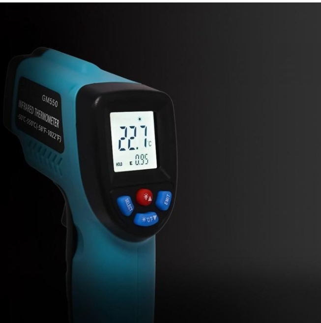 Digital infrared thermometer pyrometer fish tank thermometer outdoor thermometer
