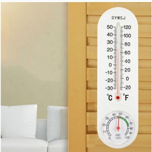 Home indoor wall-mounted high-precision dry and wet digital thermometer