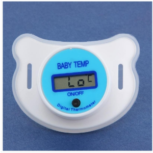 Baby Pacifier Thermometer Silicone Pacifier LCD Digital Children's Thermometer