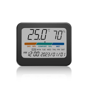 Indoor Temperature And Humidity Monitor Thermometer Hygrometer With Perpetual Calendar