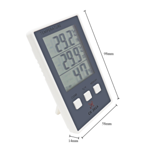 CX-201A LCD Digital Weather Station Thermometer Hygrometer Indoor Outdoor Temperature Humidity Meter with Temperature Sensor