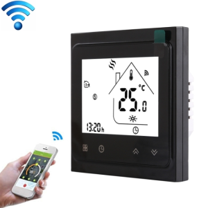 BHT-002GCLW 3A Load Water / Gas Boiler Type LCD Digital Heating Room Thermostat with Time Display, WiFi Control
