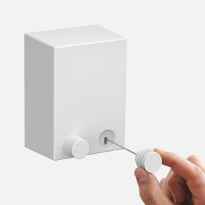 Youpin telescopic clothesline white