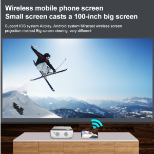 E460 1280x720P 120ANSI LCD LED Projector, Base Model, Plug Size: European Standard