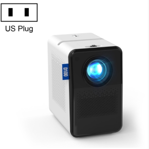 D100 180 ANSI Mini LED+LCD Smartphone Wireless Screen Projector