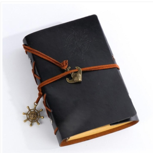 P697 Creative Pirate Anchor Stationery Notepad Office Supplies School Cute Retro Spiral Notebook Diary