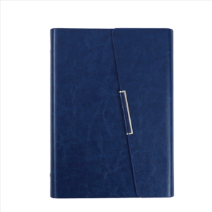 Business notebook imitation leather PU tri-fold loose-leaf notepad