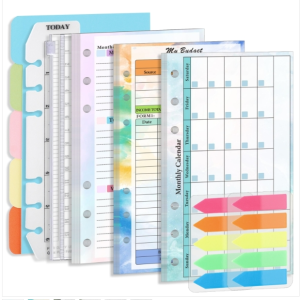 6-hole A6 budget notebook flipbook refills handbook inserts notepad inserts