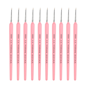 10 PCS 00000 WeiZhuang Hook Line Pen Painting Hand-painted Watercolor Wolf Mint Hook Line Pen Painting Stroke Thin Line Brush