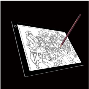 A4 Size 5W 5V LED LED Acrylic Copy Boards for Anime Sketch Drawing Sketchpad, with USB Cable & Plug