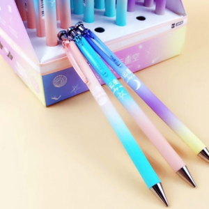 Cute star series moon stars creative automatic pen for children school supplies stationery Color Random