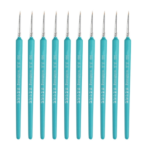 10 PCS 000 WeiZhuang Hook Line Pen Painting Hand-painted Watercolor Wolf Mint Hook Line Pen Painting Stroke Thin Line Brush