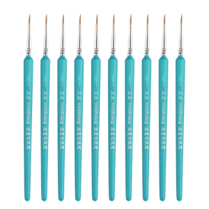 10 PCS 1 WeiZhuang Hook Line Pen Painting Hand-painted Watercolor Wolf Mint Hook Line Pen Painting Stroke Thin Line Brush