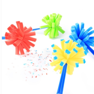 5 Sets Sold SpongeBob Stamp Stick Children's Painting Doodle Tool (Explosion Brush)