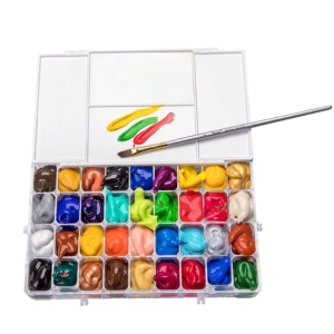 Watercolor Humidor Leak-proof Sealed Sketch Box, Style: 36 Compartments, Multi-Purpose