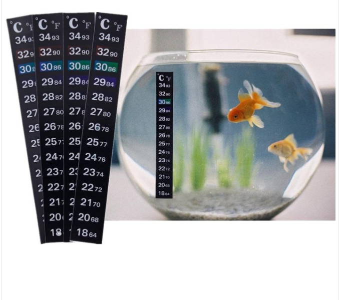 Digital Aquarium Fish Tank Refrigerator Thermometer Sticker Temperature Measurement Sticker