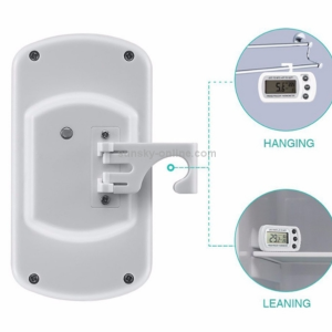 Digital LCD Thermometer Refrigerator Temperature Sensor Freezing Temperature Detector (Black)