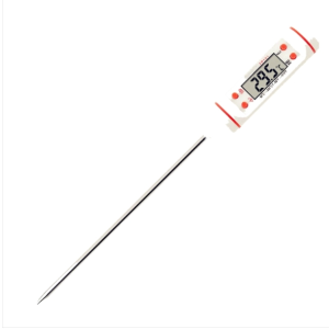 3 for sale Food Pen Thermometer Probe Type Electronic Digital Thermometer Liquid BBQ Baking Oil Thermometer (White)