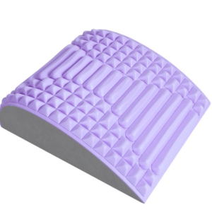 Lumbar Spine Soothing Massager Spine Corrective Stretching Exercise Aid, Specification: Solid Color (Purple)