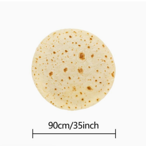 1pc Tortilla Blanket Pepperoni Pizza Blanket Realistic Donut Blanket Food Throw Blanket, Personalized Gift Blanket, Soft And Comfortable Facecloth Rou