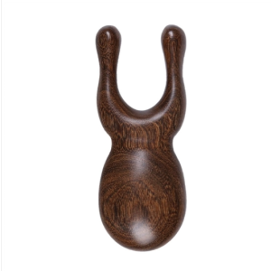 Solid Wood Massage Golden Sandalwood Eye Scraper Nasal Motor, Color Random Shipments