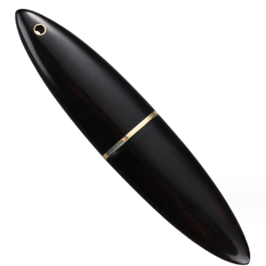 Damascus Knife Creative Fruit Knife with Knife Cover Ebony Handle Chan Wing Double-edged Knife 67-layer Damascus Fruit Knife