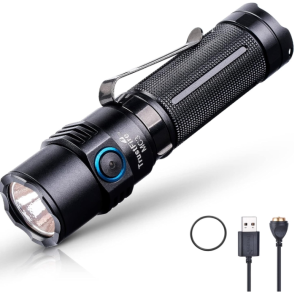 TrustFire MC3 Tactical LED Flashlight 2500 Lumens USB Magnetic Charging Torch Rechargeable Flashlights IP68 Waterproof EDC Flashlight Work Flashlight