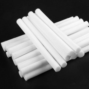 Pack of 10 Replacement Cotton Swabs Humidifier Parts Replacement Filters for USB Air Ultrasonic Humidifier Nebulizer (White for USB Mini Humidifier)