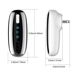 90V-250V mini plug-in household negative ion air purifier bathroom pet deodorizer negative ion generator British standard adapter + US standard host