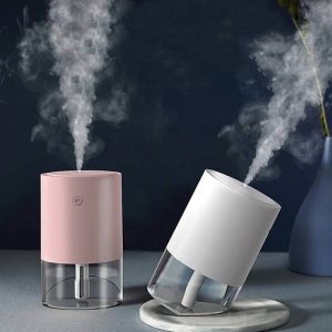 350ml slanted humidifier desktop car home aromatherapy machine creative portable diffuser, specifications: environmentally friendly green-battery vers
