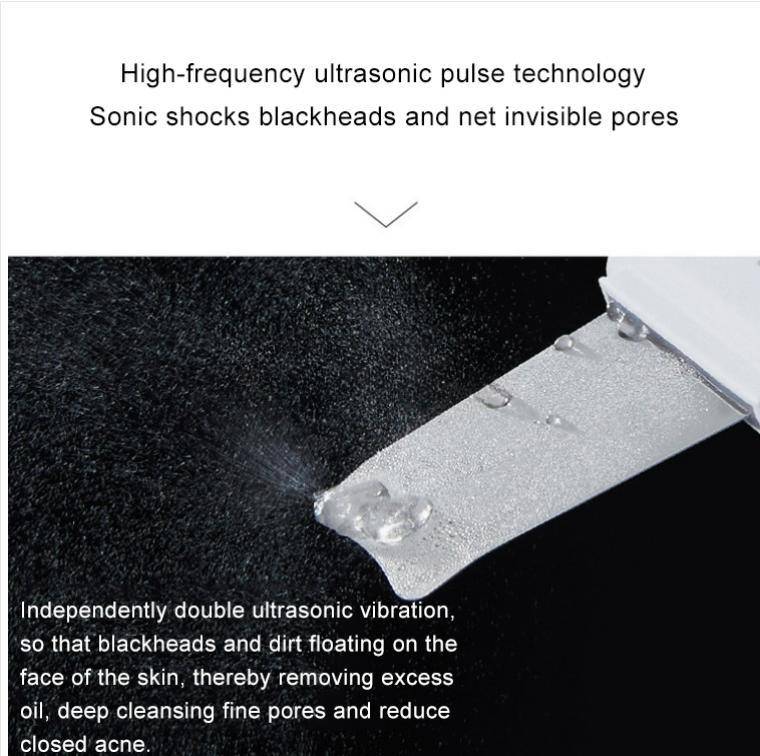 2W Ultrasonic Skin Cleanser & Eraser Facial Cleanser & Beautifier