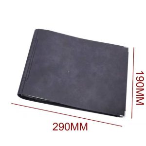 A4 Gridded Leatherette Notebook